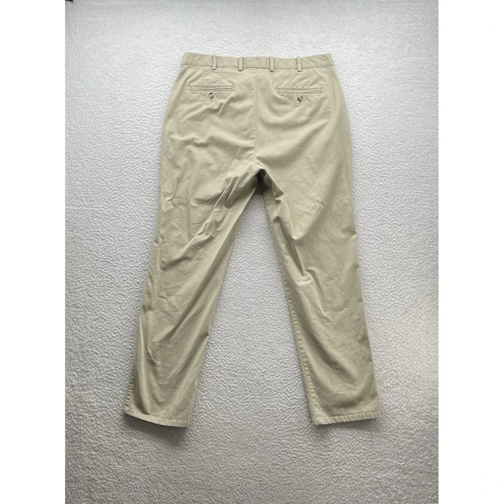 Peter Millar Pants Mens 36x31 Golf Chino Khaki Pima Cotton Stretch Crown Preppy‎